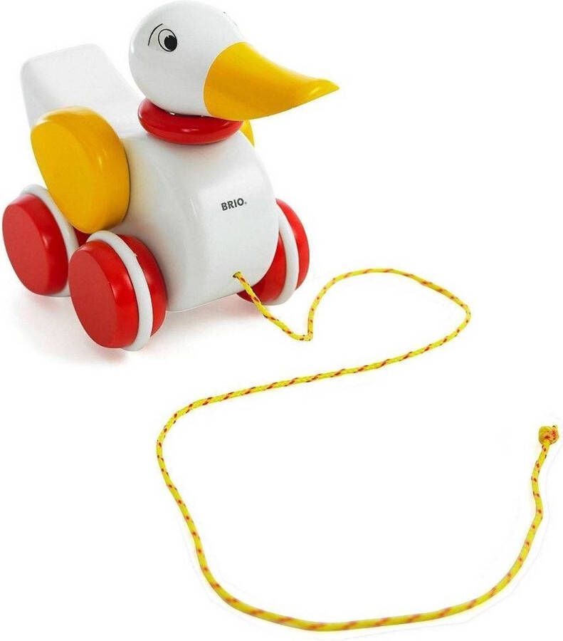 BRIO Speelgoed Wooden Toys Pull-Along Duck