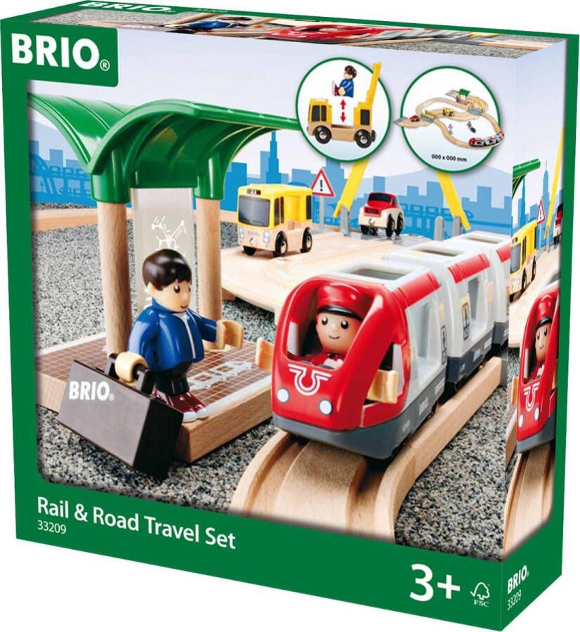 BRIO Spoor & weg reisset 33209 Treinbaan