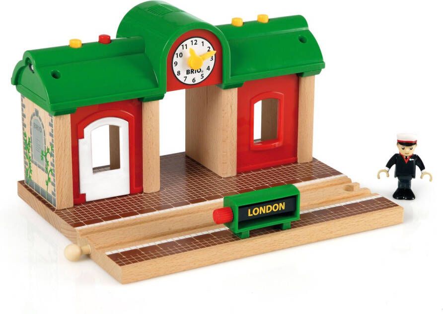 BRIO Treinstation Met Geluidsopname Functie 33578