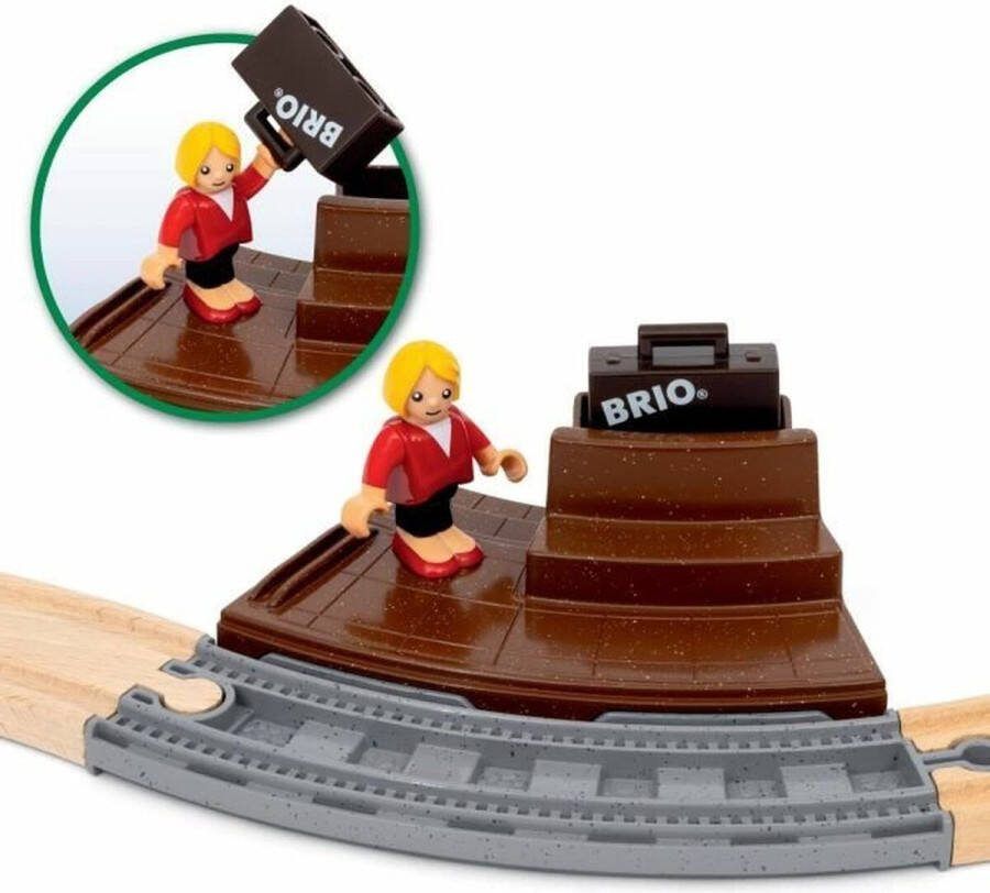 Ravensburger BRIO World 36079 Startset reistrein | 22-delige set houten speelgoedtreintjes voor kinderen vanaf 3 jaar