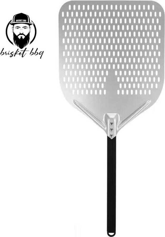 Brisketbbq pizzaschep pizza schep geperforeerde pizzaschep aluminium