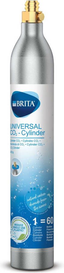 BRITA SodaOne CO2 Gascilinder voor bruiswatertoestel 2-pack Universeel