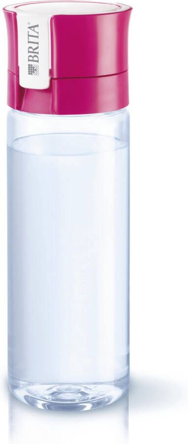 BRITA Waterfilterfles VITAL 0 6L Roze inclusief 1 MicroDisc waterfilter