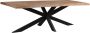 Brix Eetkamertafel | Sturdy Tree Top Spider | 100x200 cm | mangohout met staal - Thumbnail 1