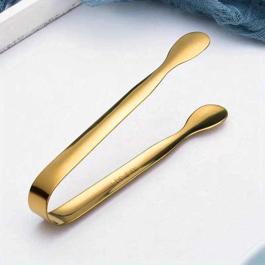 BRMT Ijsblokjes tang Goud Serveertang 11cm