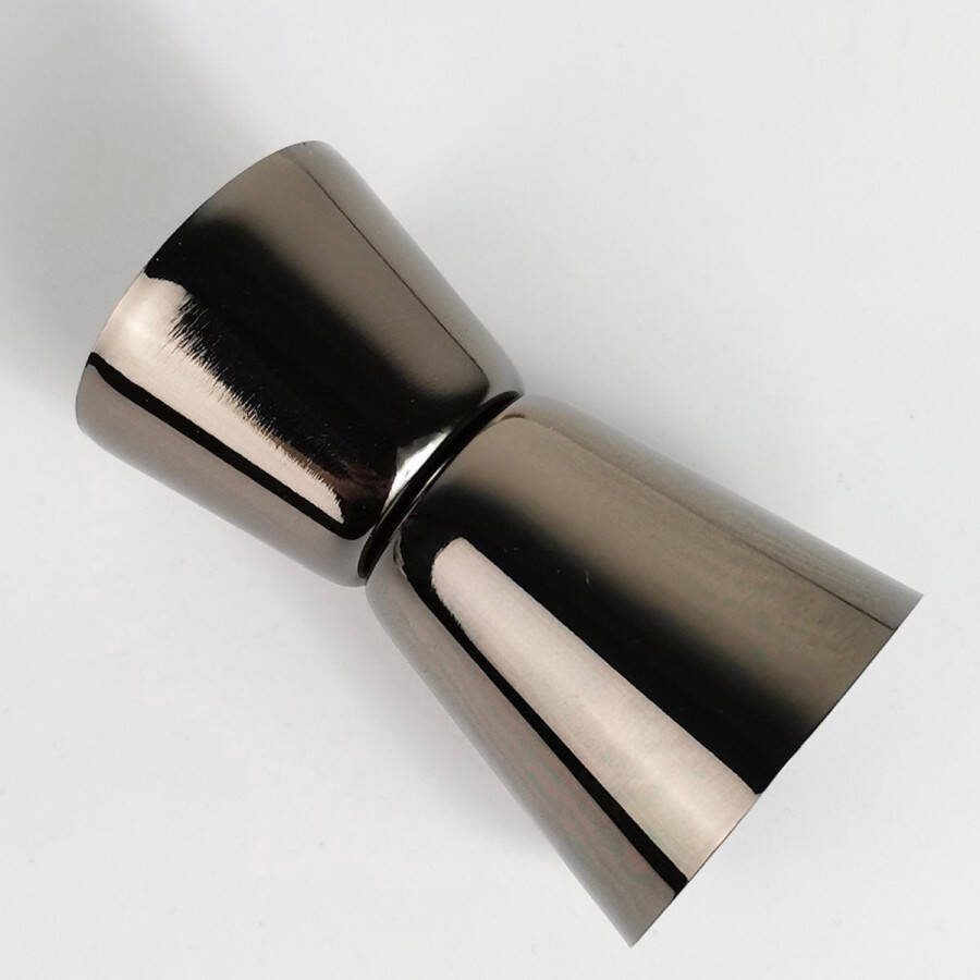 BRMT Luxe Jigger 15 30 Gun Metal Barmaatje Cocktail