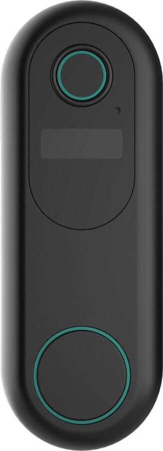 Brockit Slimme Video deurbel met Camera Inclusief 32GB SD Kaart en draadloze Chime 1080P HD Oplaadbare Accu T Ring Deurbelset