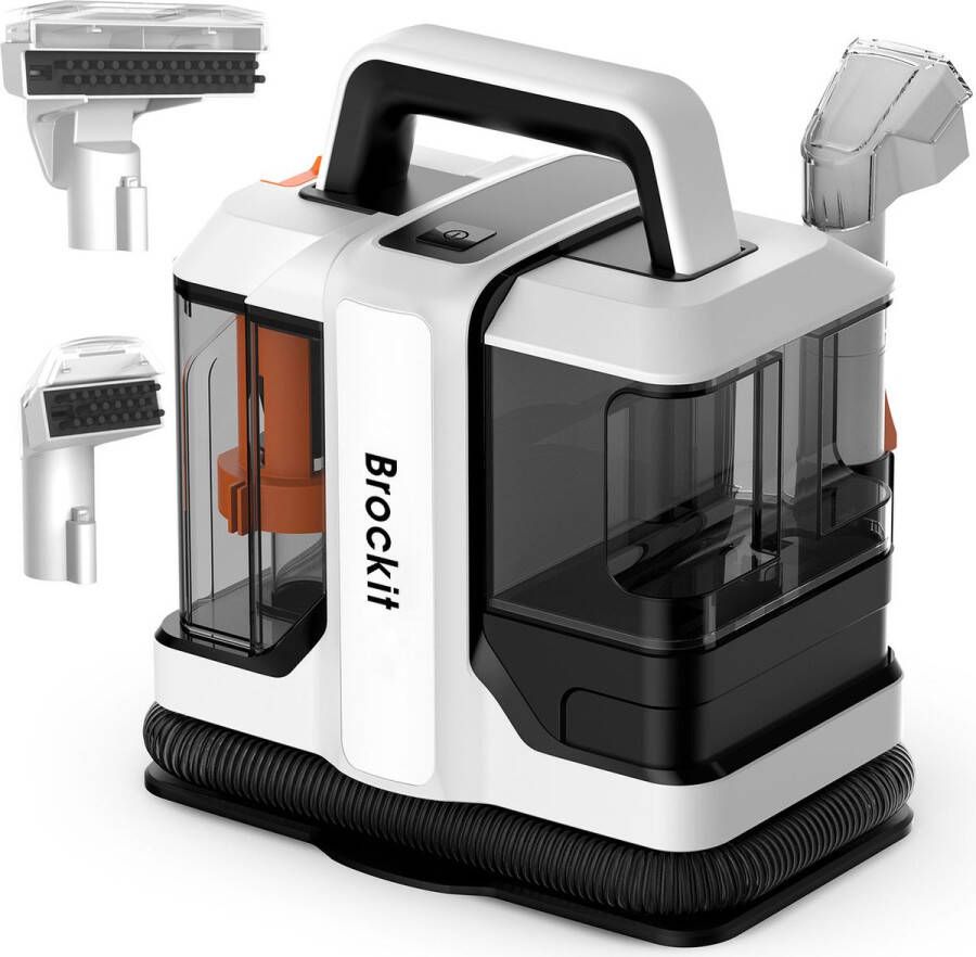 Brockit SpotClean Pro Vlekkenreiniger Tapijt Trappen Bank Matras & Auto Reiniger Stofzuiger Zonder Zak Krachtige Reinigingsmachine voor Altijd & Overal Schoonmaken