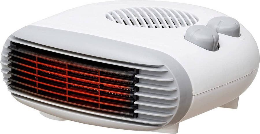 Brollux Lux13 Elektrische verwarming 2000 W mobiele verwarming thermoventilator ventilatorkachel elektrische radiator wit mobiele convector