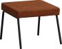 Bronx71 Hocker Espen cognac eco-leer. - Thumbnail 1