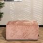 Bronx71 ® Hocker Memphis roze stof chenille - Thumbnail 1