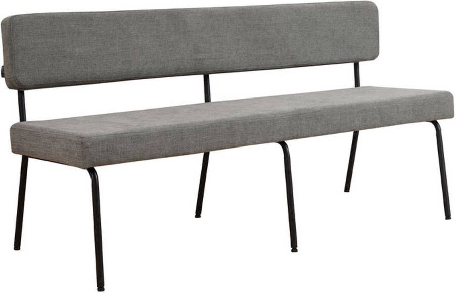 Bronx71 Scandinavische eetkamerbank Espen groen gerecyclede stof 160 cm.