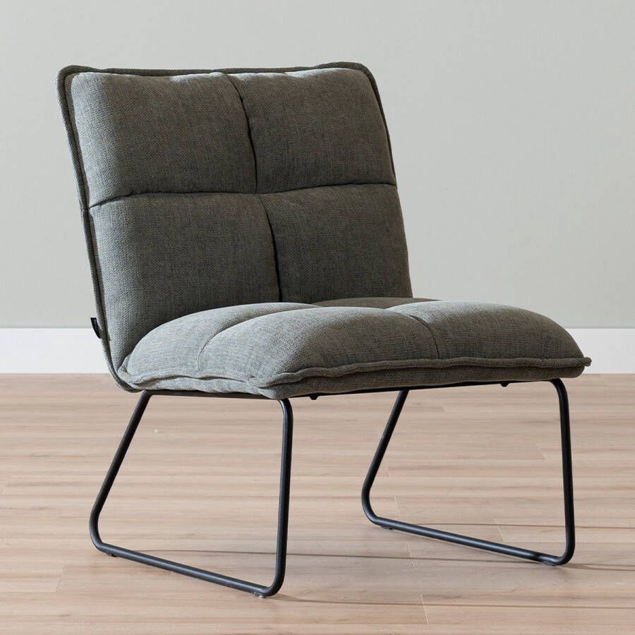 Bronx71 Scandinavische fauteuil Joran groen.