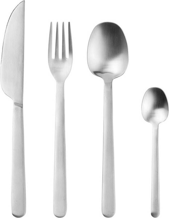 Broste Copenhagen Bestekset 'Nordic Bistro' (16-delig Matt Satin)