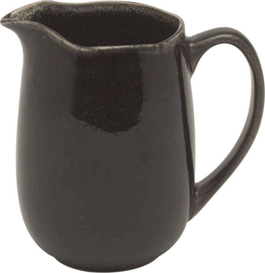 Broste Copenhagen by Cactula Broste Copenhagen Nordic Coal grote melkkan big milk jug Ø 9 x H 16 cm – 100CL