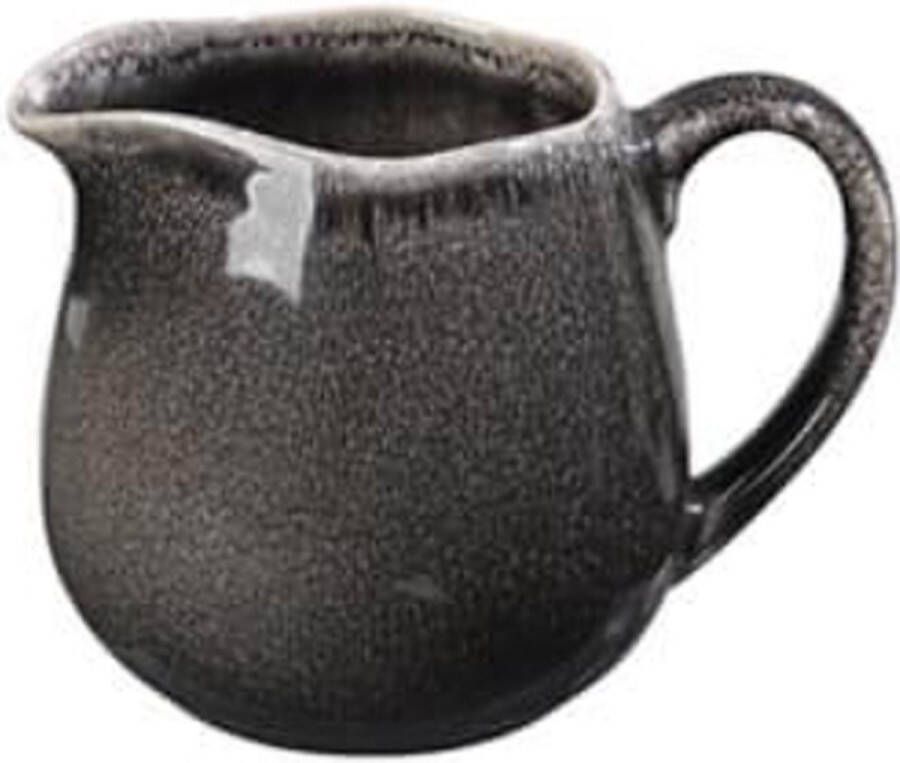 Broste Copenhagen by Cactula Broste Copenhagen Nordic Coal servies melkkannetje Ø 12 x H 9 cm – 30CL milk jug