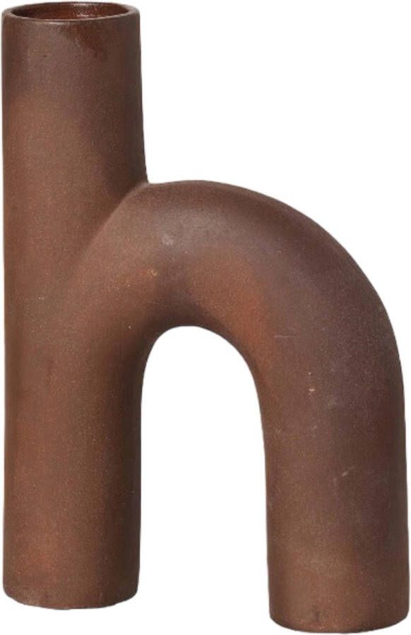 Broste Copenhagen Designvaas 'Hector' Red Clay