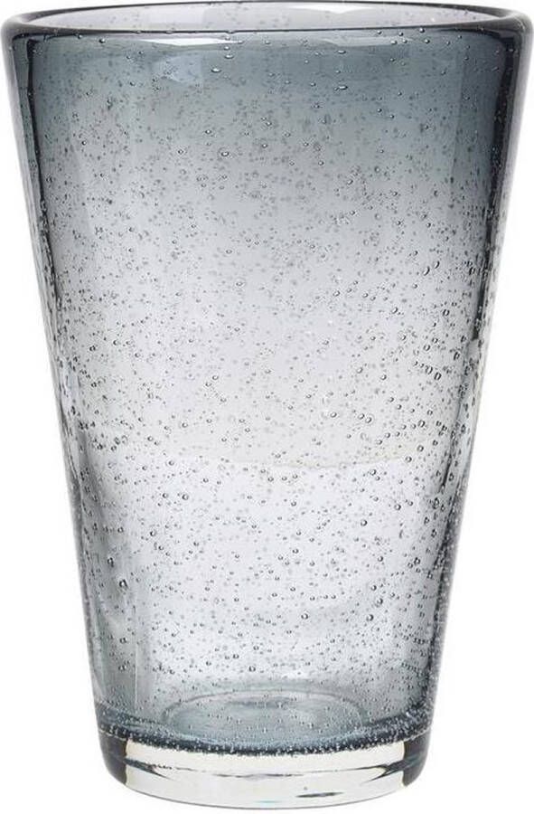 Broste Copenhagen Tall glass Bubble Grey glass