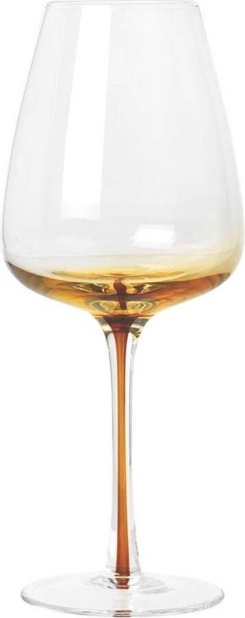 Broste Copenhagen Wit wijnglas Amber Caramel