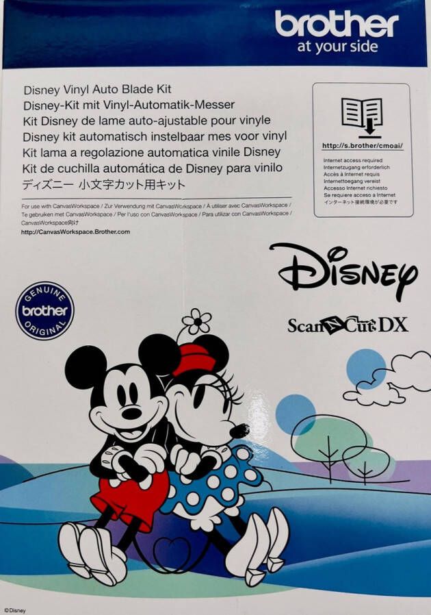 Brother Autoblade Vinyl + software met 21 patronen + 34 disney patronen SDX