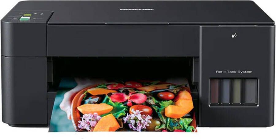 Brother DCPT420W kleuren inkt-tank multifuction draadloze printer (BTD60BK BT5000C M Y) Zwart