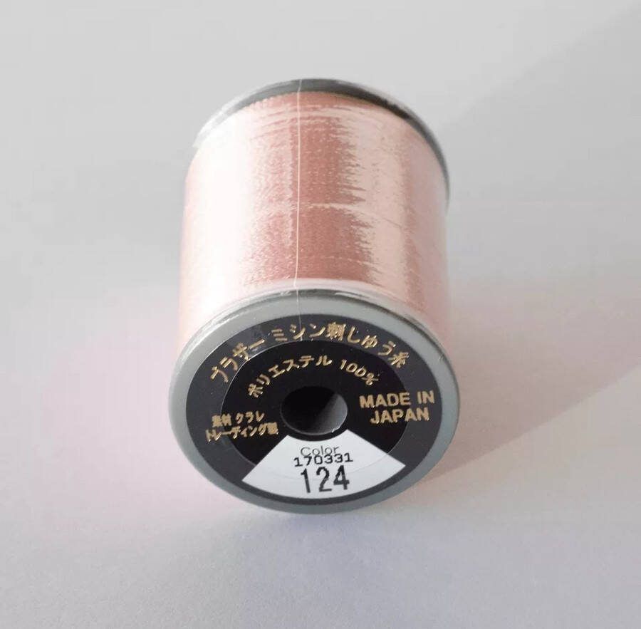 Brother ET124 Glansborduurgaren rose