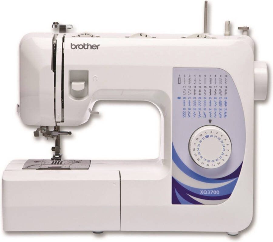 Brother mechanische naaimachine XQ3700 Wit Blauw