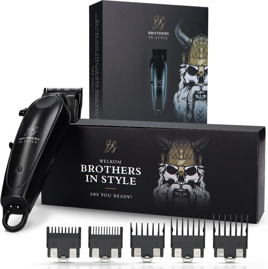 Brothers in Style Tondeuse Mannen Pro – Viking Blade – Tondeuse Hoofdhaar – Tondeuses