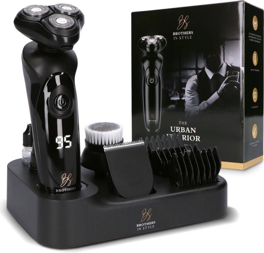 Brothers in Style Scheerapparaat Mannen 8-in-1 – Scheerapparaten Shaver Trimmer Neustrimmer Oplaadstation