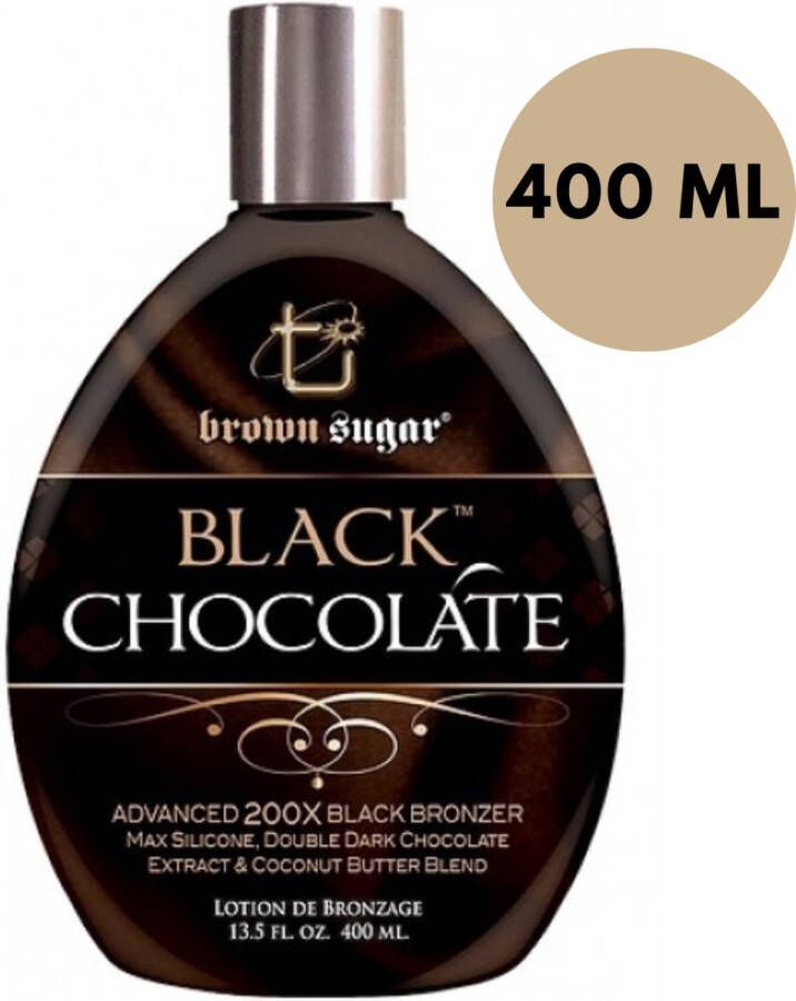 Brown Sugar BLACK CHOCOLATE Zonnebankcreme 200X BRONZER 400 ml