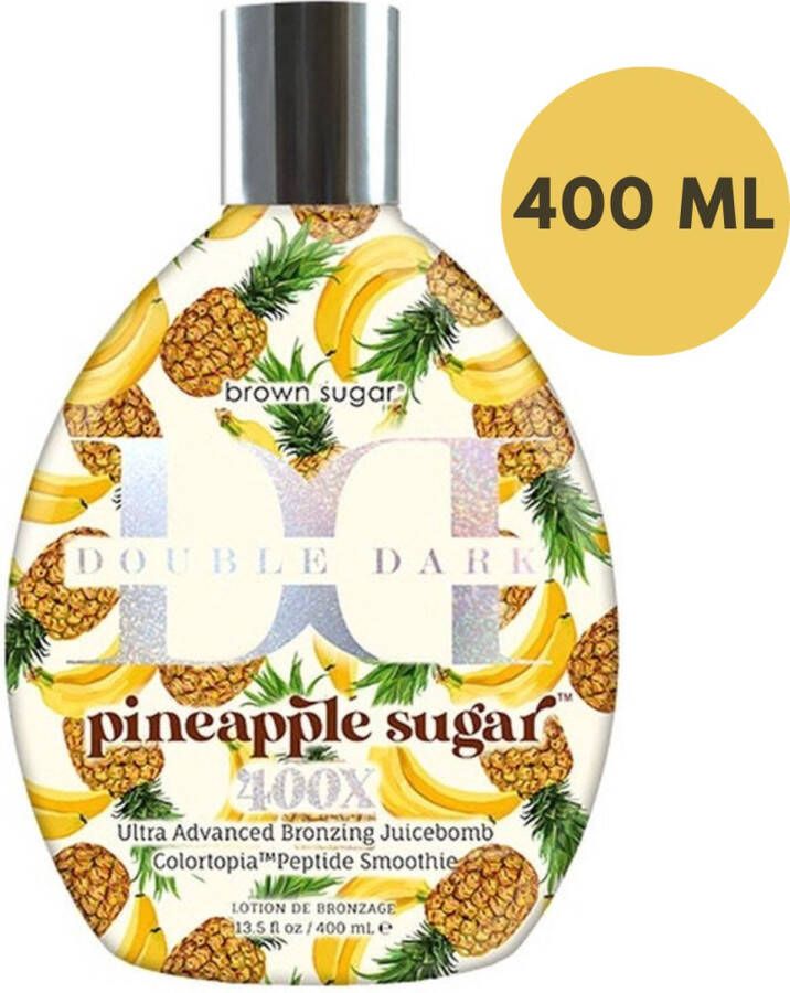 Brown Sugar DOUBLE DARK PINEAPPLE SUGAR Zonnebankcreme Bronzer 400ml