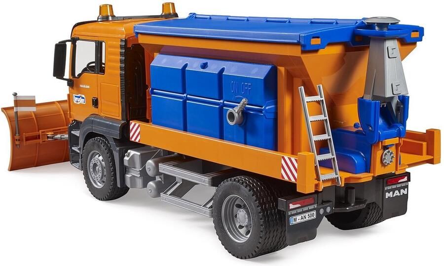Bruder MAN TGS Strooiwagen met sneeuwploeg 1:16
