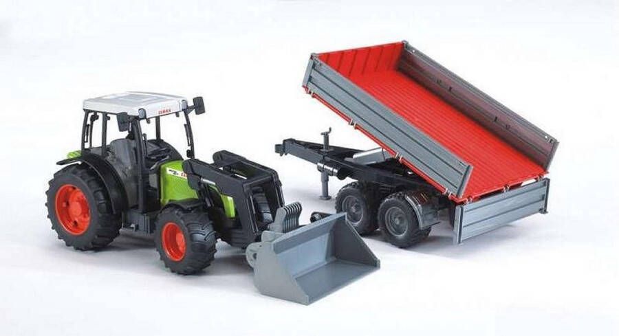 Bruder Claas Nectis 267 F with frontloader and tipping trailer (BR2112)