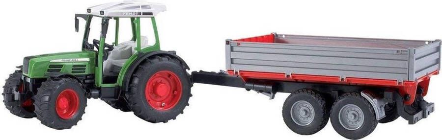 Bruder Fendt 209 S 1:16 met Trailler Miniatuur tractor