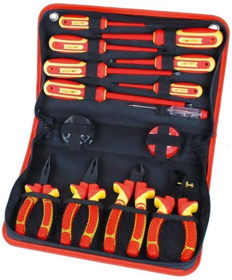 Brüder Mannesmann Werkzeuge Gereedschapsset (set 14 stuks)