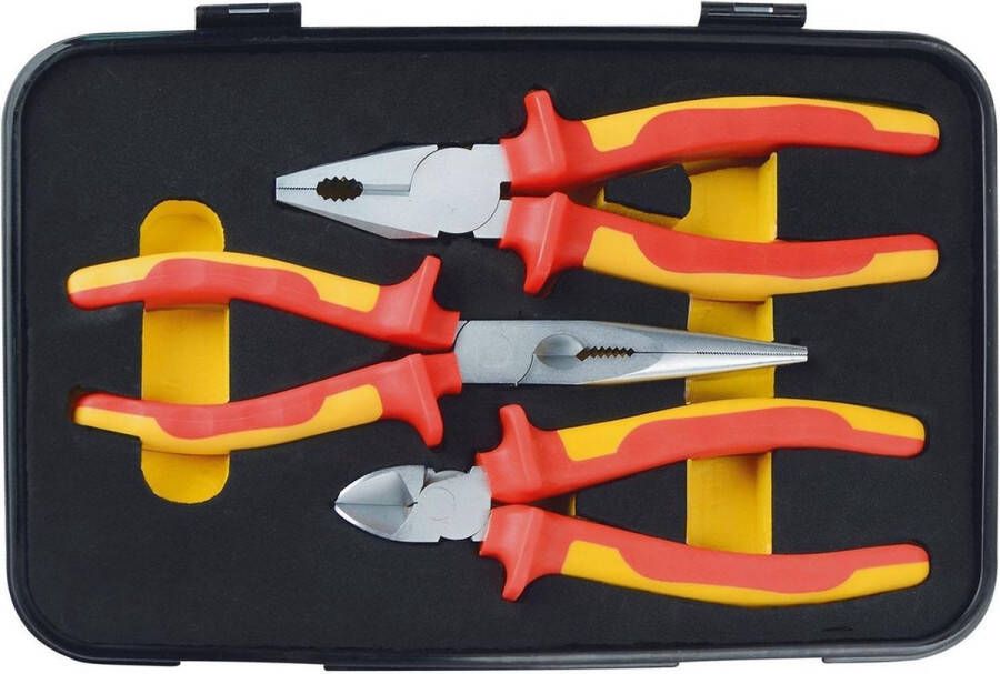 Brüder Mannesmann BrÃ¼der Mannesmann VDE 3 delige tangenset in cassette