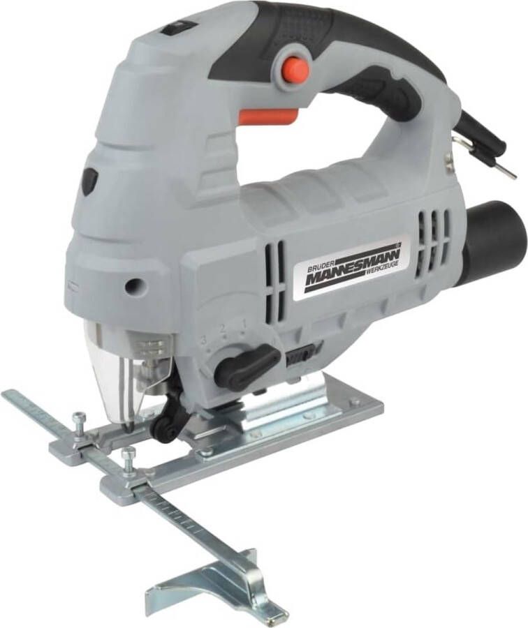 Brüder Mannesmann M12781 Electrische Pendel decoupeerzaag met Lasergeleiding en Led werklicht 800W accessoires 2 jaar garantie