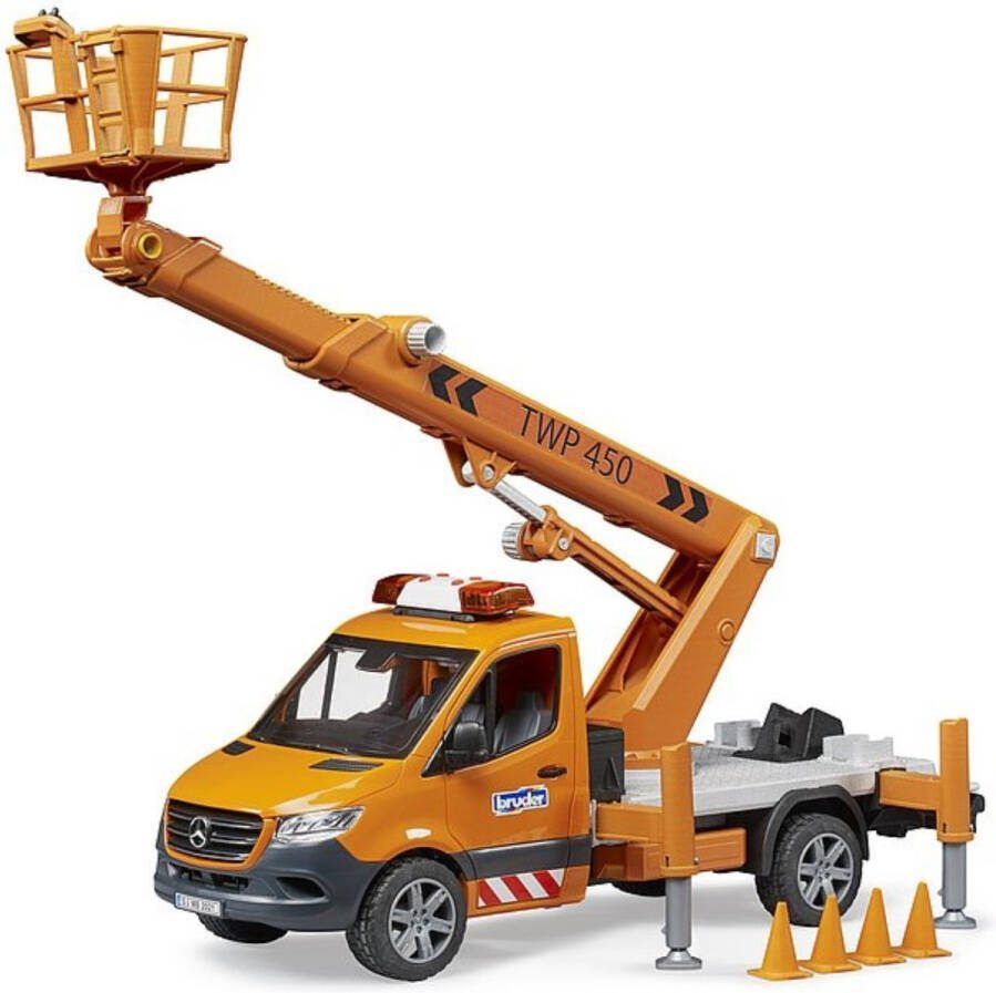 Bruder MB Sprinter platte wagen L+G