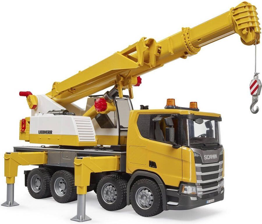 Bruder Scania Super 560R Liebherr Kraan Speelgoed voertuig