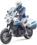 Bruder bworld Ducati Scrambler politiemotor (62731) - Thumbnail 1