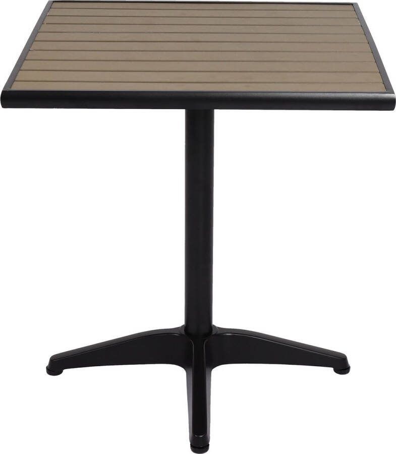 Brulo tuintafel balkontafel bistrotafel bijzettafel aluminium PE