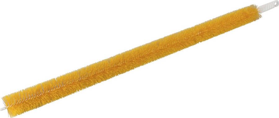 Merkloos Brumag Radiatorborstel flexibel extra lang 92 cm kunststof geel schoonmaakborstel plumeaus