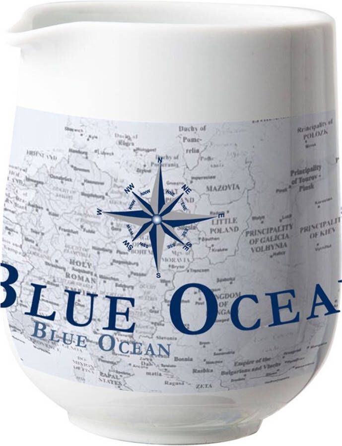 Brunner Blue Ocean Melk Kan 30cl Hoogwaardig melamine Breukbestendig