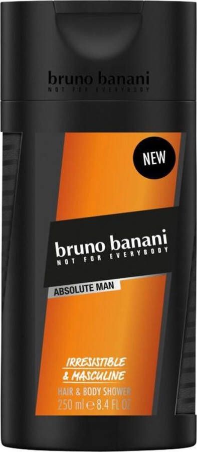 Bruno Banani Absolute Man 250 ml hair & body shower douchegel voor heren