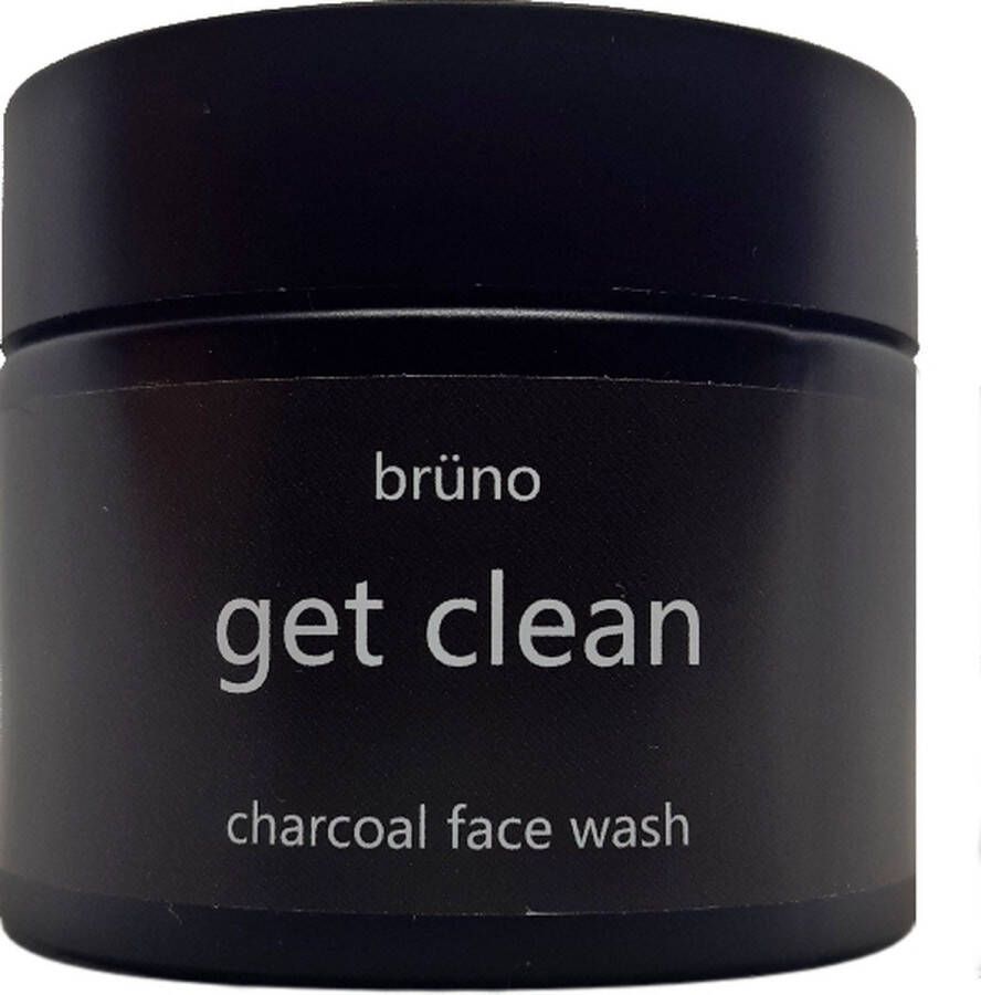 Brüno brüno Charcoal Face Wash Gezichtsreiniger Face Scrub Aloe Vera En Houtskool 50 ml