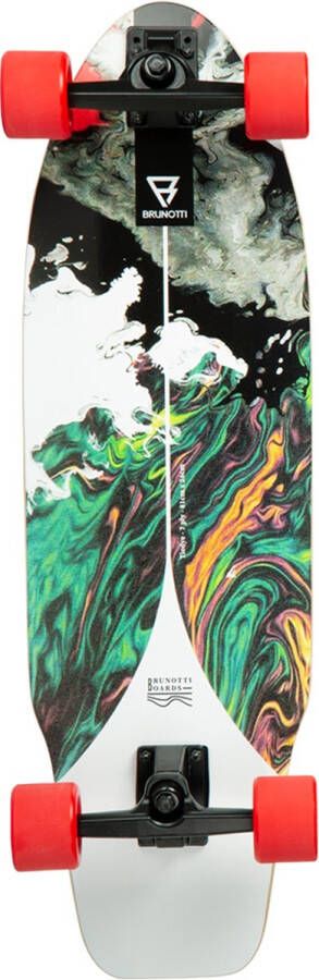 Brunotti Boards Tiedye Longboard Groen [Green] ONE SIZE