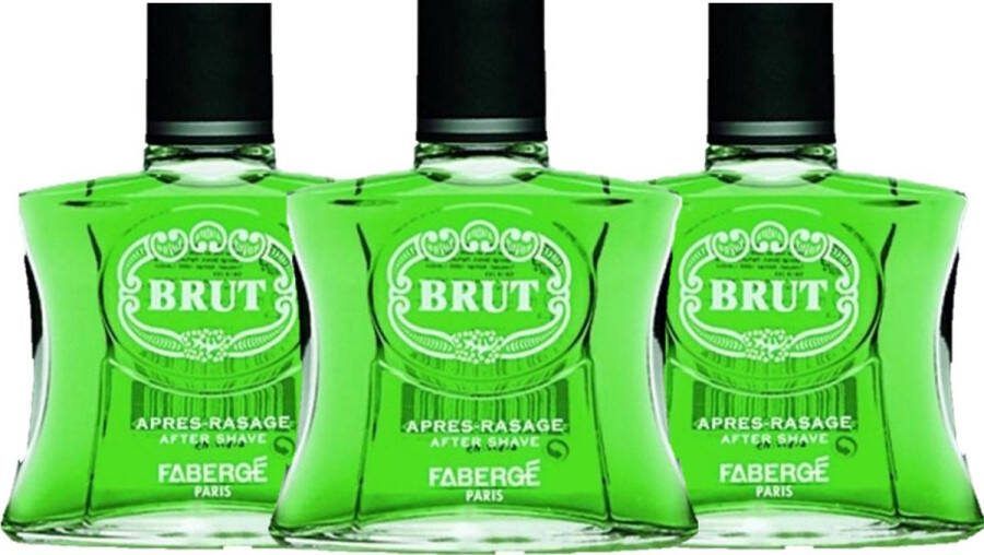 Brut for Men Aftershave lotion 100 ml Voordeelverpakking 3 stuks