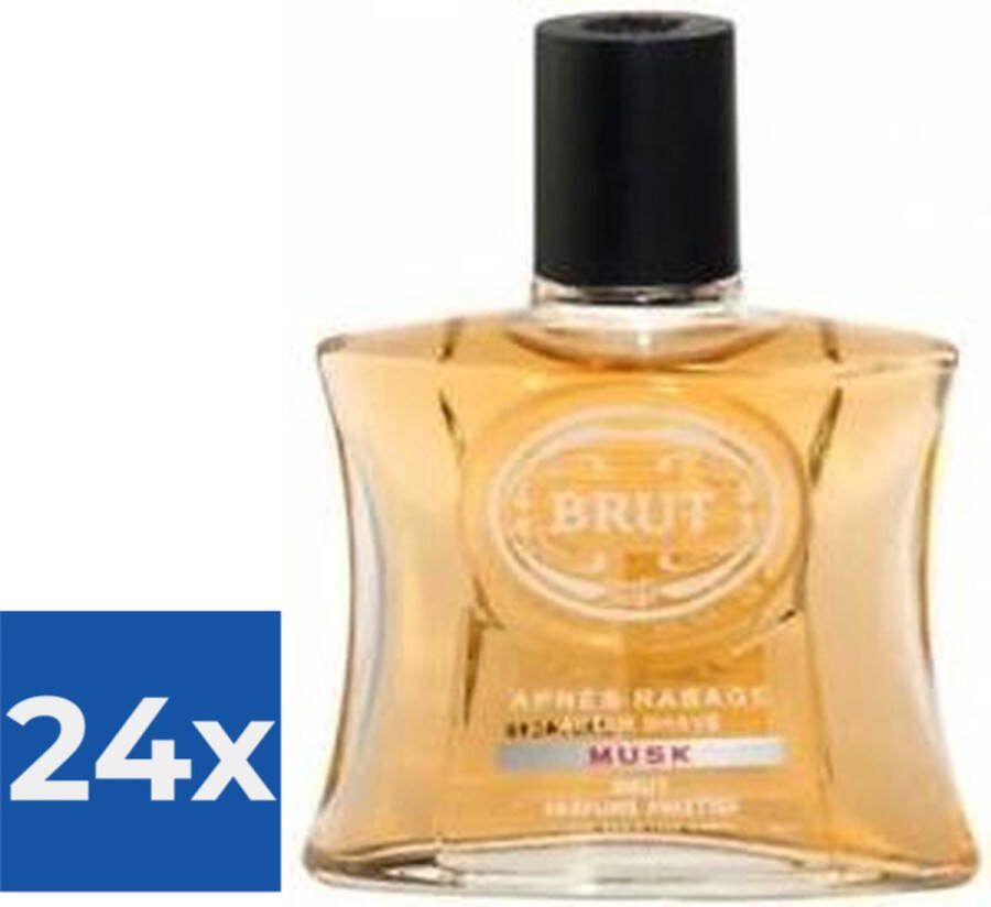 Brut Musk 100 ml Aftershave Lotion Voordeelverpakking 24 stuks