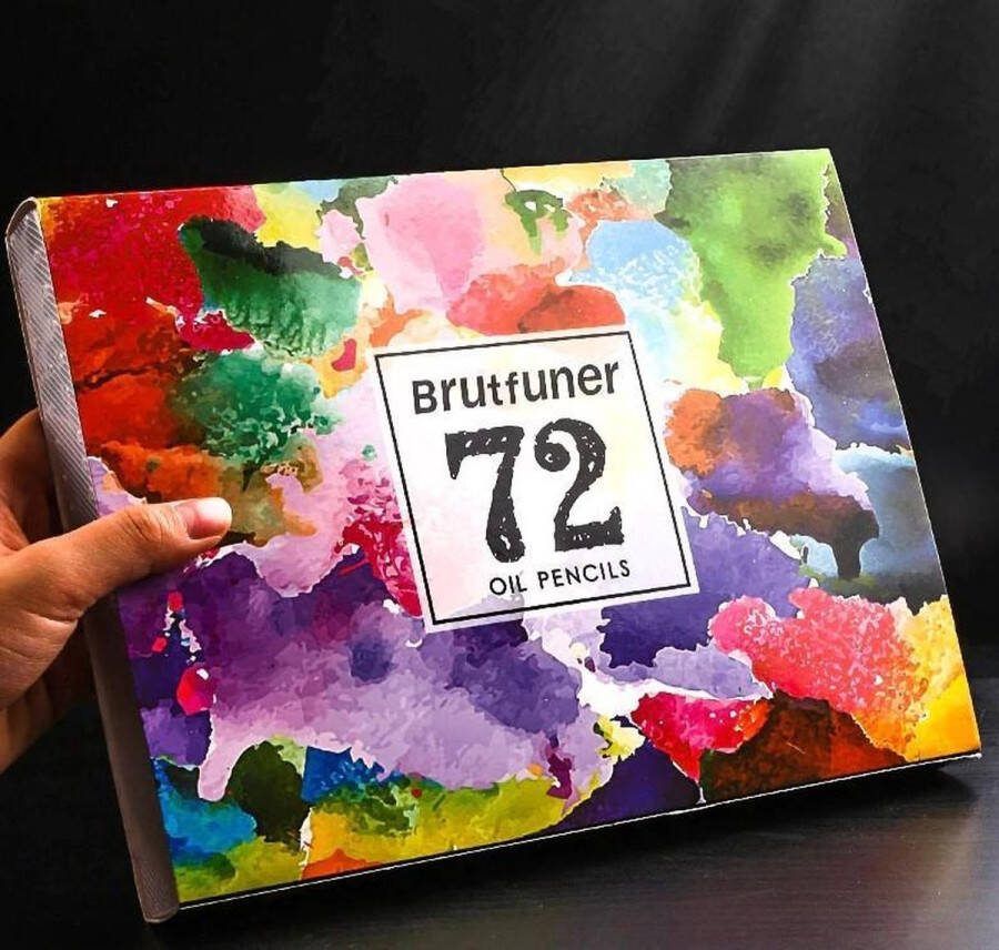 Brutfuner olie kleurpotloden set 72st