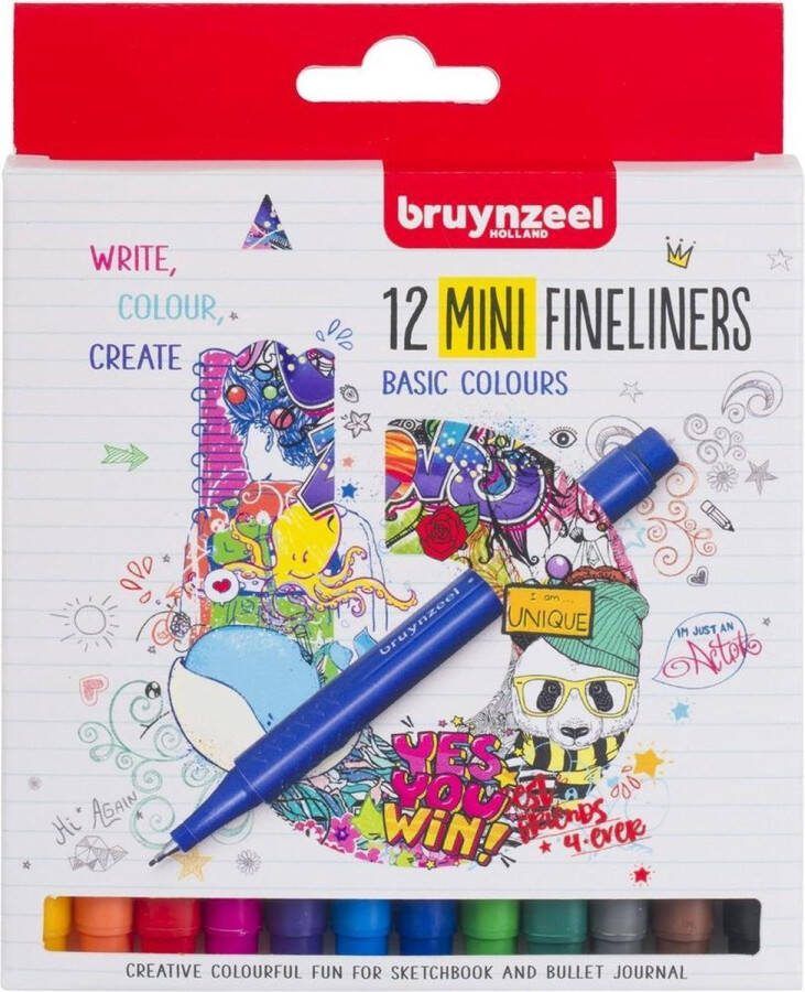 BRUYNZEEL 12 mini fineliners 60241512